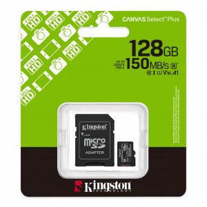 KINGSTON Canvas Select Plus microSD 128GB Class10 UHS-I SD adapter SDCS3/128GB spominska kartica