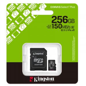 KINGSTON Canvas Select Plus microSD 256GB Class10 UHS-I SD adapter SDCS3/256GB spominska kartica