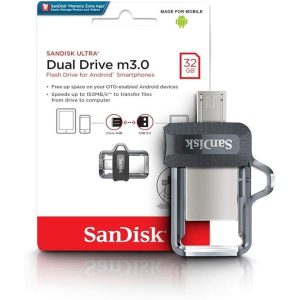 SanDisk 32GB Ultra Dual Drive m3.0 micro-USB/USB 3.0 USB ključ