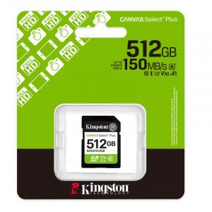 KINGSTON Canvas Select Plus SD 512GB Class10 UHS-I SDS3/512GB spominska kartica