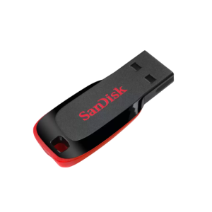 SanDisk 128GB Cruzer Blade USB-A 2.0 USB ključ (rdeč)