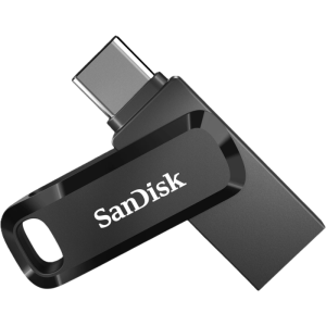 SanDisk 128GB Ultra Dual Drive Go USB-C/A 3.2 USB ključ (črn)