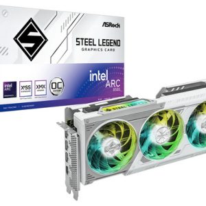 Grafična kartica Intel ARC B580 Steel Legend, 12GB GDDR6, PCIe 4.0, 3xDP, 1xHDMI, ASRock