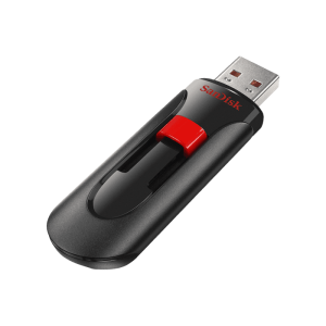 Sandisk Cruzer Glide 128GB USB 2.0 črno-rdeč spominski ključek