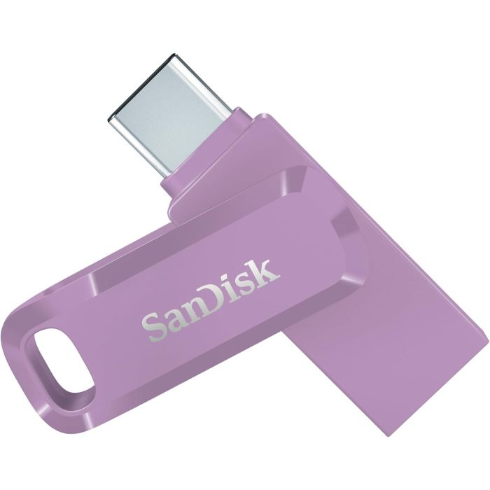 SanDisk 256GB Ultra Dual Drive Go USB-C/A 3.2 USB ključ (vijoličen)