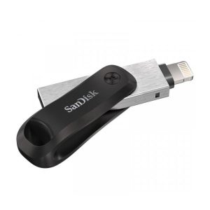 SanDisk iXpand Flash Drive Go 128GB - USB3.0 + Lightning - for iPhone and iPad