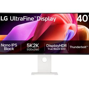 Monitor LG 39,7 40U990A-W UltraWide ukrivljen, IPS Black, 5120x2160, 2xHDMI, DP, Thunderbolt, LA