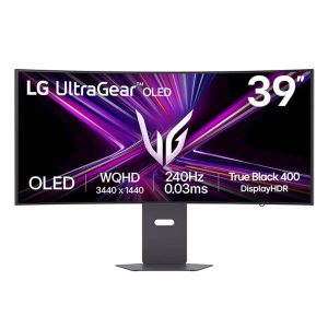 Monitor LG 39 OLED 39GX900A-B UltraGear ukrivljen, 3440x1440, 2x HDMI, DP, USB-C, 240 Hz
