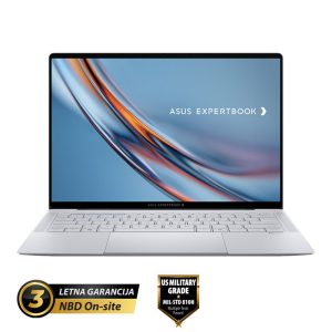 ASUS ExpertBook Ultra B9 OLED 14" (35,56cm) WQXGA+ Core Ultra 7 X7 358H 32GB 1TB 0,99kg Win11 Pro Morn Grey prenosni računalnik B9406CAA-WB358H8DG1X + ovitek in LAN adapter