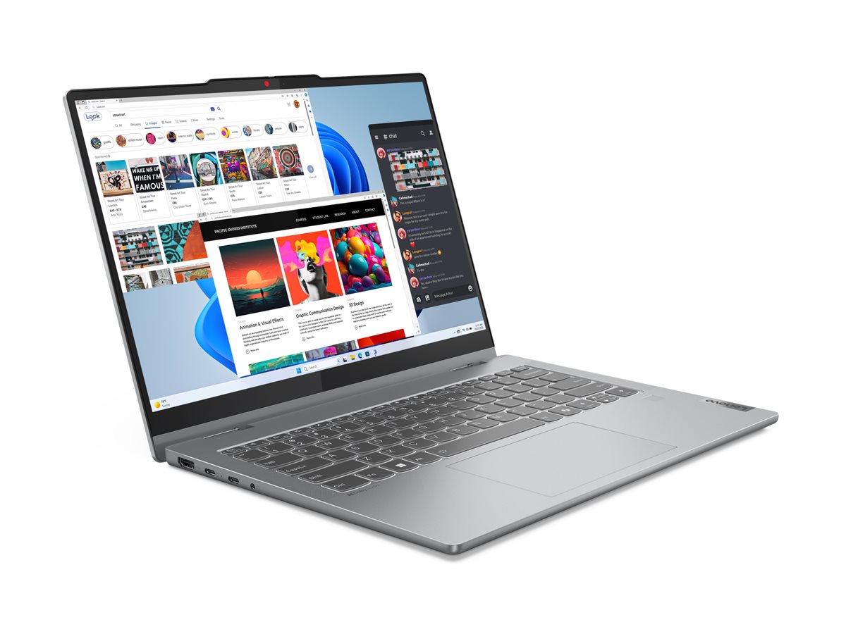 LENOVO IdeaPad 5 2-in-1 Intel Core i5-13420H 14inch WUXGA OLED MT 16GB 512GB UMA W11H Luna Grey 2y - slika 2