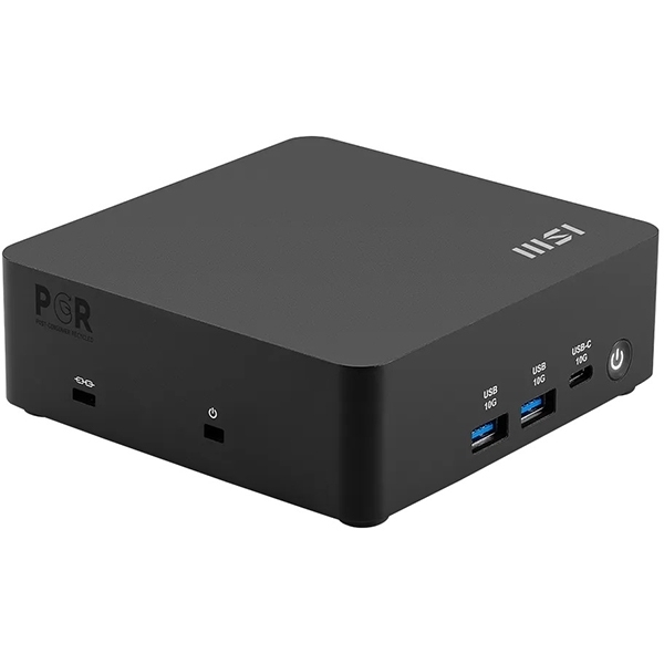 Mini namizni računalnik MSI Cubi NUC AI 1UMG-073BEU barebone Core Ultra 7 / 16GB / 1TB SSD / Wi-Fi 6E + BT / 2x2.5Gbps / Windows 11 Home (črn)