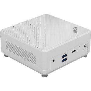Mini namizni računalnik MSI Cubi 5 1M-439BEU barebone Core 5 / WiFi 6E + BT 5.3 / 1x2.5Gbps + 1x1Gbps (bel)