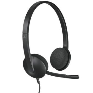 LOGITECH H340 USB z mikrofonom slušalke