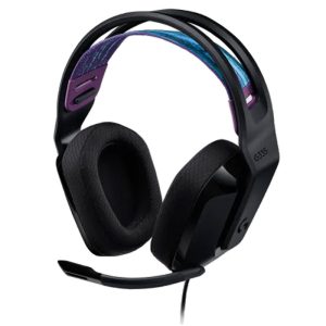 LOGITECH G335 3.5mm Gaming z mikrofonom črne slušalke