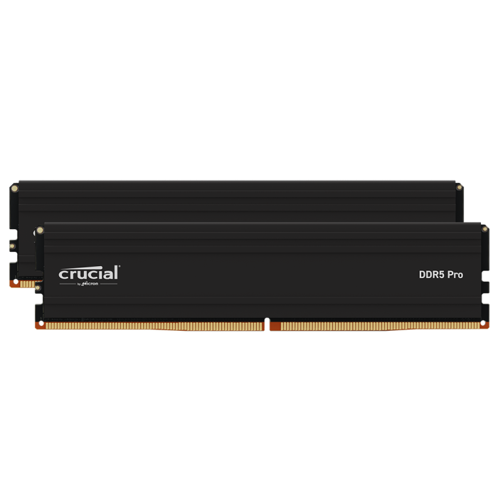 Crucial Pro 128GB Kit (2x64GB) DDR5-6000 UDIMM CL46, 1.1V