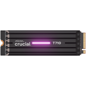 Crucial T710 2TB PCIe Gen5 NVMe 2280 M.2 SSD s hlajenjem