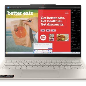 LENOVO Yoga 7 2-in-1 AMD Ryzen AI 5 340 14inch WUXGA OLED MT 24GB 1TB UMA W11H seashell 3Y no adp
