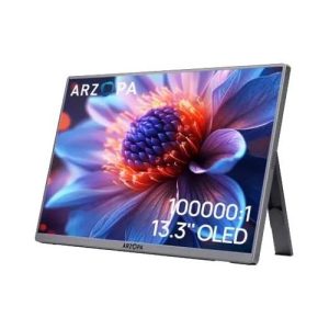 Prenosni monitor 13.3'' (34 cm) FullHD OLED 60Hz, 2xUSB-C, zvočniki, ovitek, ARZOPA A3C Pro