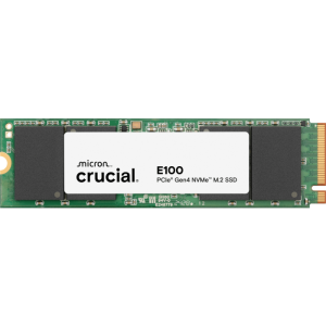 SSD 1TB M.2 80mm PCI-e 4.0 x4 NVMe, CRUCIAL E100 (CT1000E100SSD8)