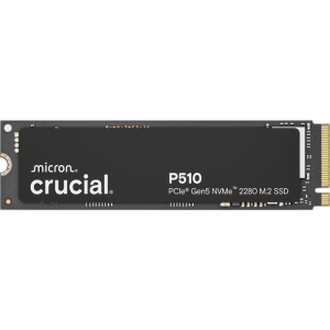 SSD 1TB M.2 80mm PCI-e 5.0 x4 NVMe, CRUCIAL P510 (CT1000P510SSD8)