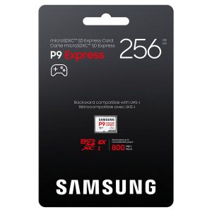 Spominska kartica Micro SDXC Express 7.1, 256GB, Samsung P9 Express, 800MB/s, MB-MK256T/WW