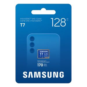 Spominska kartica Samsung T7, micro SDXC, 128GB, U3, V30, A2, UHS-I, 170 MB/s