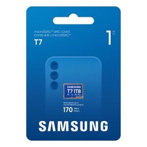 Spominska kartica Samsung T7, micro SDXC, 1TB, U3, V30, A2, UHS-I, 170 MB/s