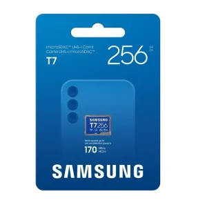 Spominska kartica Samsung T7, micro SDXC, 256GB, U3, V30, A2, UHS-I, 170 MB/s
