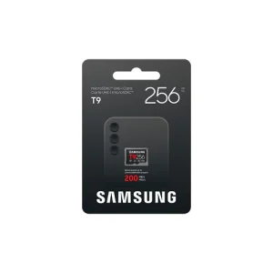 Spominska kartica Samsung T9, micro SDXC, 256GB, U3, V30, A2, UHS-I, 200 MB/s