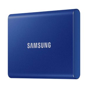 Zunanji SSD 2TB Type-C USB 3.2 Gen2 V-NAND UASP, Samsung T7, moder (MU-PC2T0H/WW)