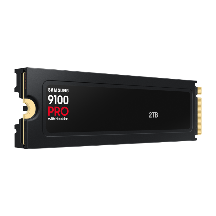 SSD 2TB M.2 80mm PCI-e 5.0 x4 NVMe 2.0, V-NAND TLC, Samsung 9100 PRO HeatSink (MZ-VAP2T0CW)