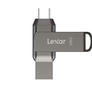 USB ključek Lexar JumpDrive Dual Drive D400, 128GB, USB 3.1 Type-C, 130 MB/s