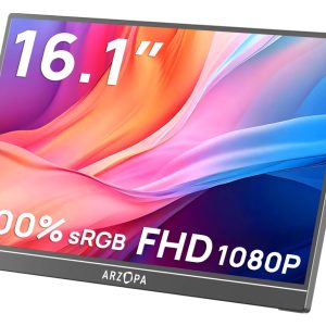 Prenosni monitor 16.1'' (41 cm) FullHD IPS 60Hz, mHDMI, USB-C, zvočniki, ARZOPA Z1C
