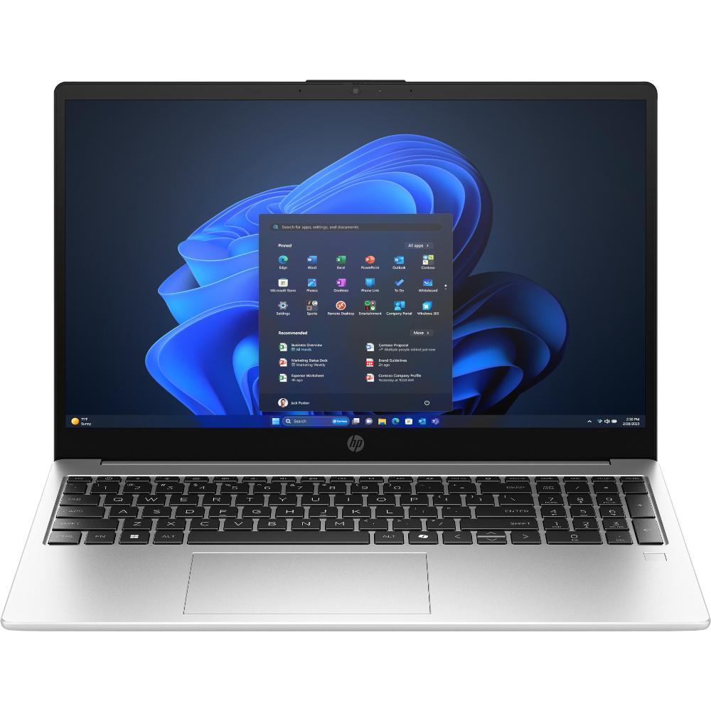 Prenosnik HP 250R G10 Core 5 / 16GB / 512GB SSD / 15,6" FHD IPS / Windows 11 Pro (srebrn)