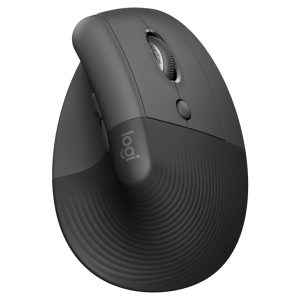 Miška Logitech Lift Vertical for Business, ergonomska, grafitna