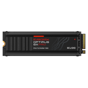 SANDISK 1TB Optimus GX PRO 8100 M.2 2280 S3-M PCIe 5.0 NVMe 2.0 SSD disk s hladilnikom