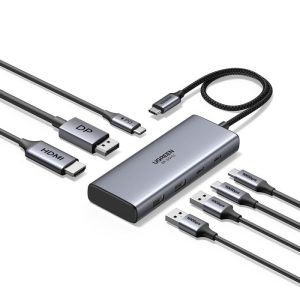 Ugreen 7v1 USB-C HUB HDMI+DP+USB+PD 100W