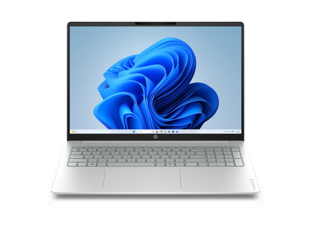 HP OmniBook 3 16-by0021nmx AMD Ryzen 5 40 16inch 2K 16GB LPDDR5 512GB PCIe AMD Radeon 610M W11H Glacier Silver