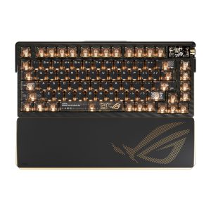 Tipkovnica ASUS ROG Azoth Extreme Edition 20, NX Snow, PBT, OLED, RGB, USB, US