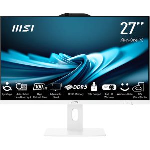 Računalnik All-in-One MSI PRO AP272P 14M-1086XEU Core i3 / 16 GB RAM / 512 GB SSD / 27" FHD / Windows 11 Pro (bel)