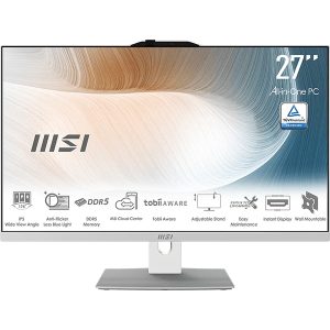 Računalnik All-in-One MSI Modern AM272P 1M Core 5 / 16GB / 512GB SSD / 27" FHD / Windows 11 Pro (bel)