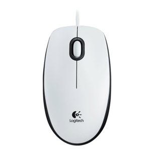 LOGITECH M100 oem žična optična bela miška