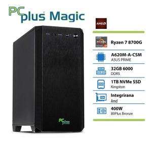 PCPLUS Magic Ryzen 7 8700G 32GB 1TB SSD namizni računalnik