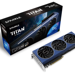 Grafična kartica Intel ARC A750 TITAN OC Edition, 8GB GDDR6, PCIe 4.0 x16, 3xDP, 1xHDMI, Sparkle